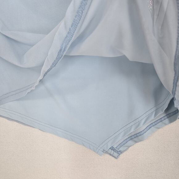 Princess Polly Strapless Beaded Mesh Tank Top sz 16 Blue Lined Boho Fairy Pastel - Picture 3 of 10